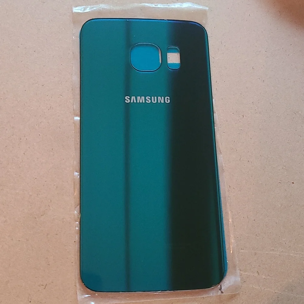 Genuine Samsung Galaxy S6 Edge Emerald Green Glass Rear Cover